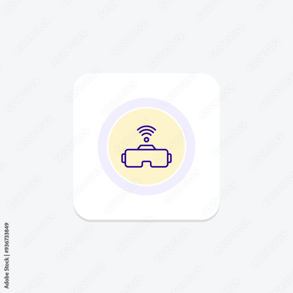 Vr Glasses circle icon , vector, pixel perfect, illustrator file Vr Glasses circle icon , vector, pixel perfect, illustrator file