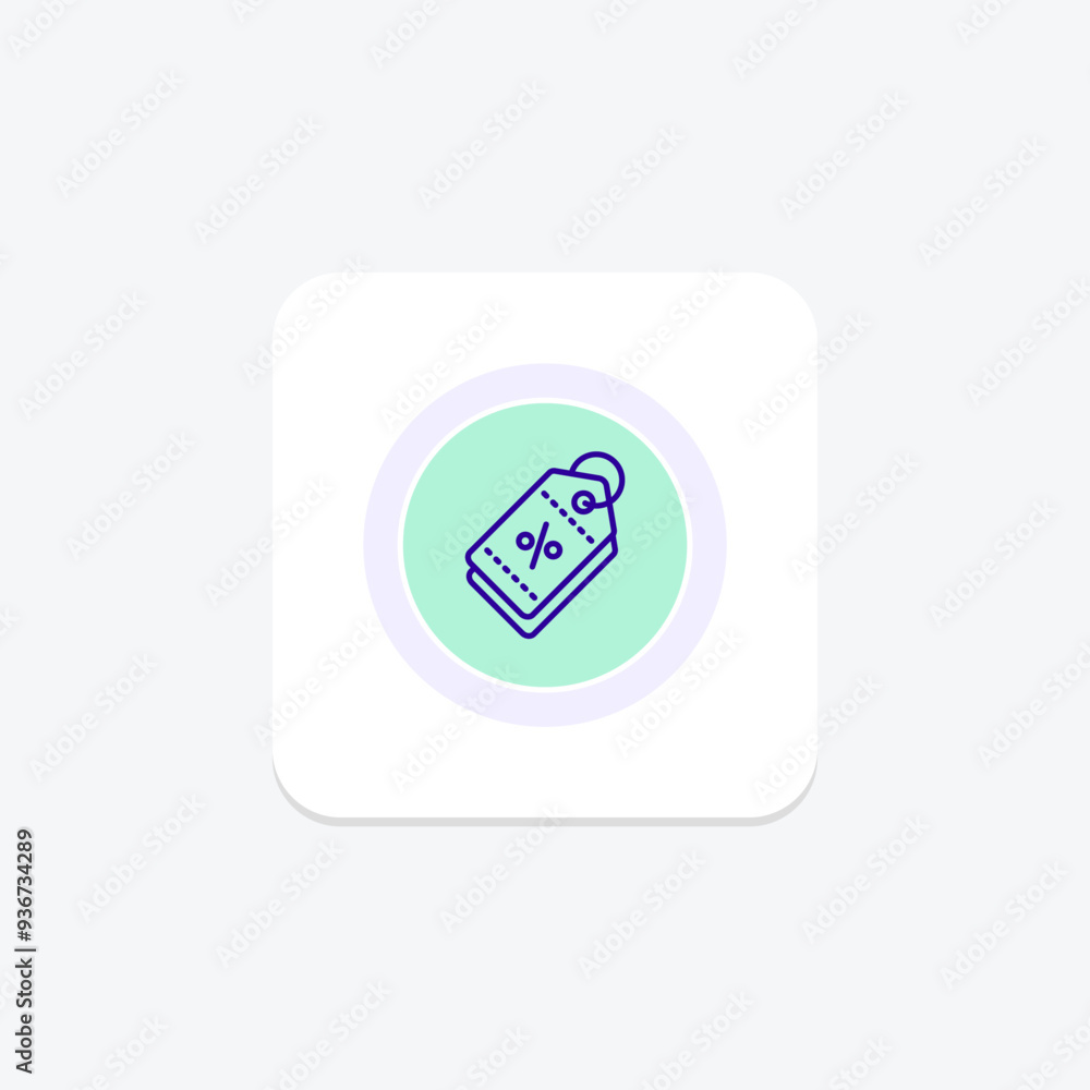 Promocode Label circle icon , vector, pixel perfect, illustrator file Promocode Label circle icon , vector, pixel perfect, illustrator file