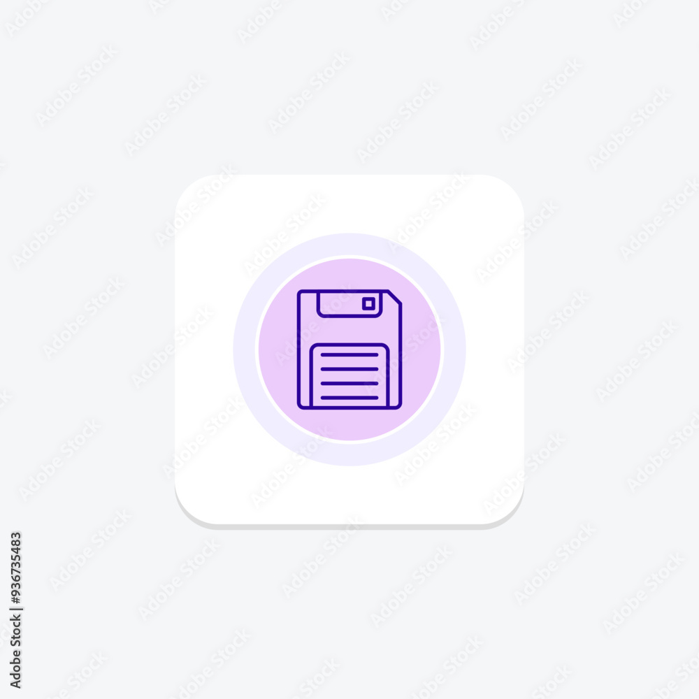 Floppy Disk icon, disk, storage, data, computer circle icon, editable vector icon, pixel perfect, illustrator ai file Floppy Disk icon, disk, storage, data, computer circle icon, editable vector icon, pixel perfect, illustrator ai file