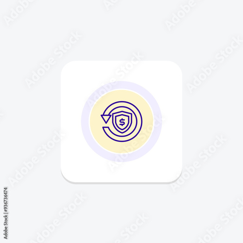 Payment Cancellation circle icon , vector, pixel perfect, illustrator file