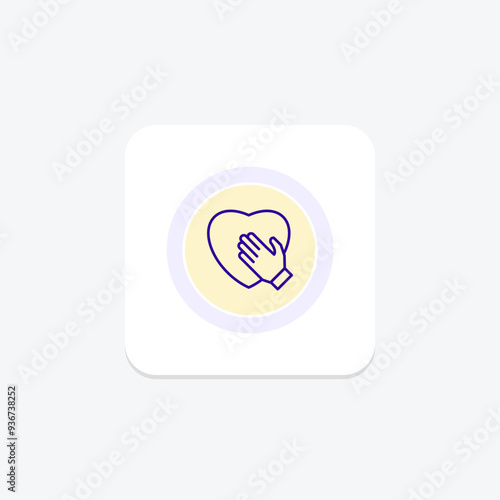 Self Honesty circle icon , vector, pixel perfect, illustrator file