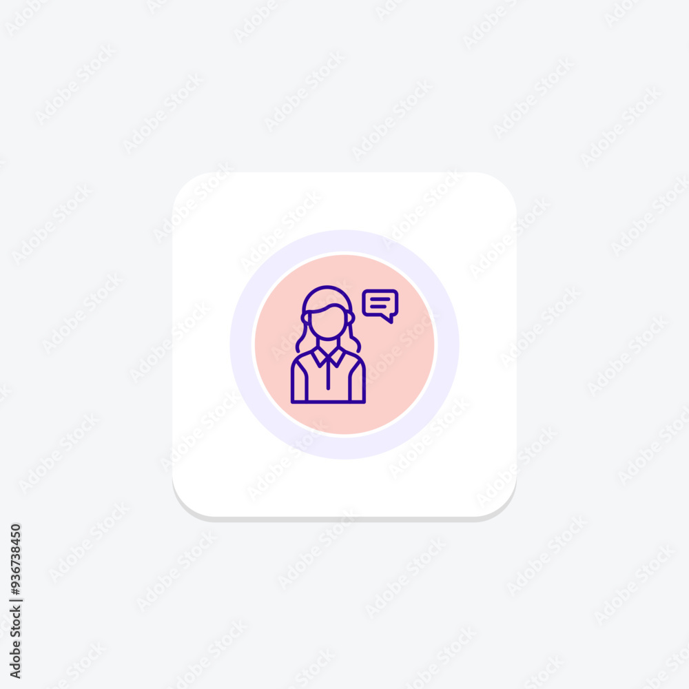 Self Dialogue circle icon , vector, pixel perfect, illustrator file Self Dialogue circle icon , vector, pixel perfect, illustrator file
