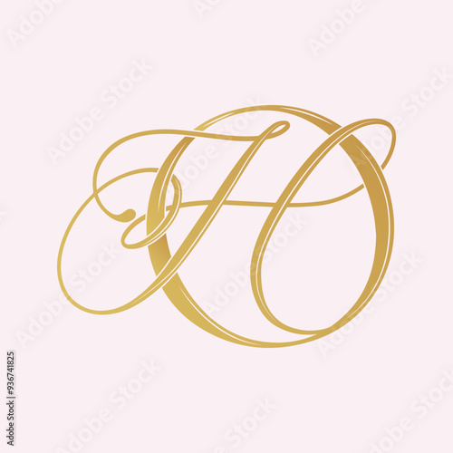 HO, OH, logo HO, Letter HO, monogram HO , vector, logo, Wedding Monogram Initials, Wedding Logo,Wedding Monogram,Logo Design