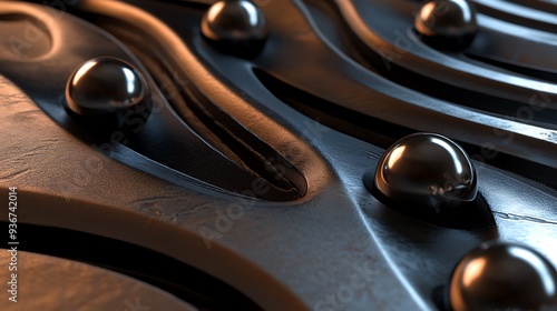 Futuristic Abstract Design Featuring Sleek Shapes and Modern Aesthetic Elements for Innovation Concepts