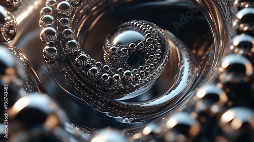 Futuristic Abstract Design Featuring Sleek Shapes and Modern Aesthetic Elements for Innovation Concepts