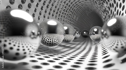 Futuristic Abstract Design Featuring Sleek Shapes and Modern Aesthetic Elements for Innovation Concepts