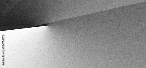 Black white grainy background, monochrome gray noisy texture dark grunge banner, header poster cover backdrop design