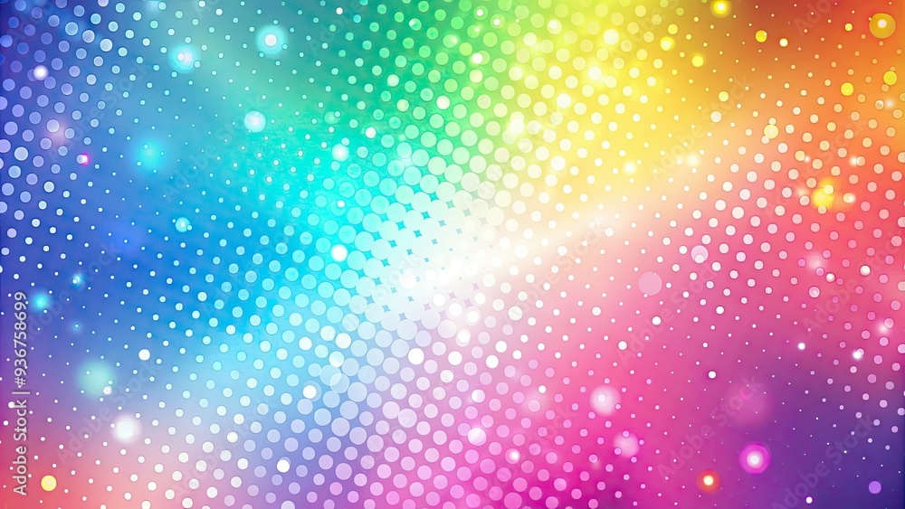 Vibrant abstract background featuring a mesmerizing gradient of pastel hues adorned with tiny white dots, creating a sense of playful modernity and dynamic energy. Vibrant abstract background featuring a mesmerizing gradient of pastel hues adorned with tiny white dots, creating a sense of playful modernity and dynamic energy.