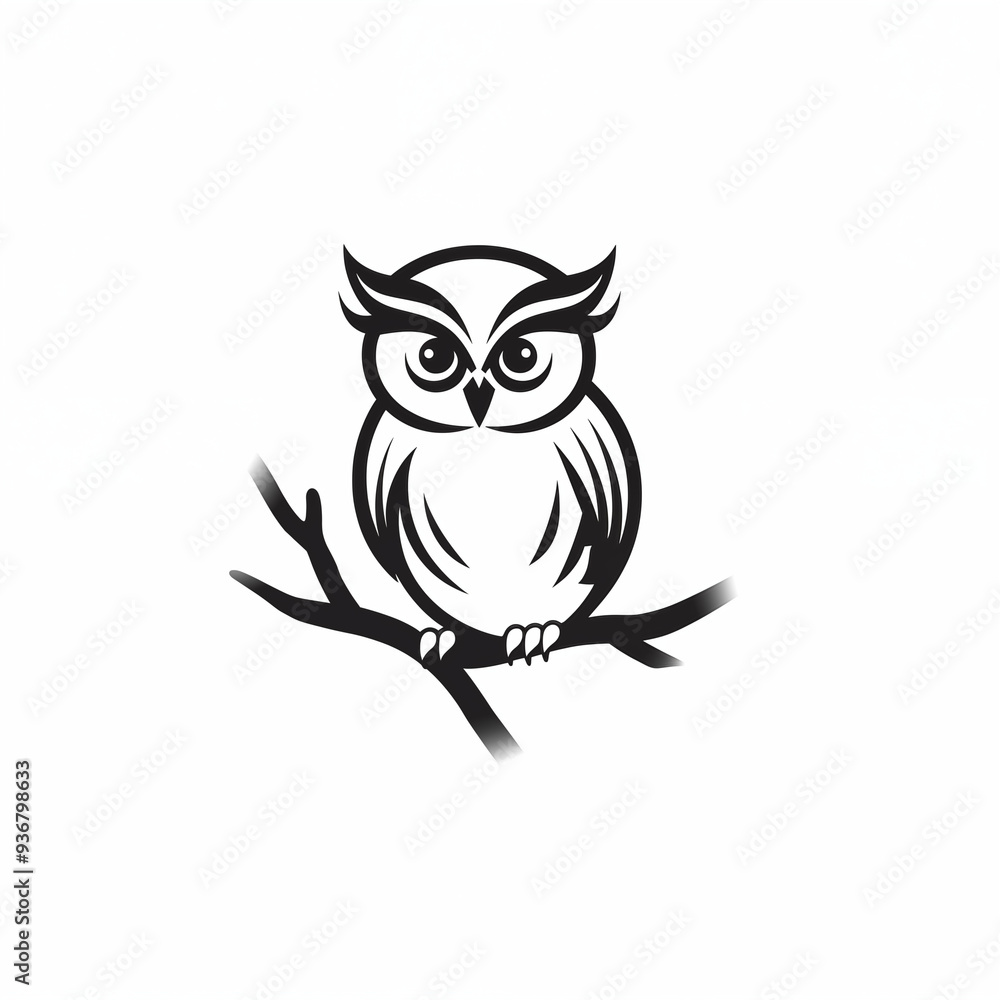 Fototapeta premium Illustration of an Owl 