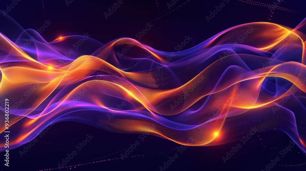Abstract Waves of Light and Color Abstract Waves of Light and Color