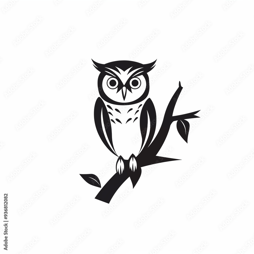 Fototapeta premium Illustration of an Owl 