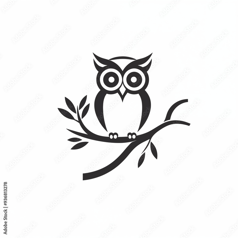 Fototapeta premium Illustration of an Owl 