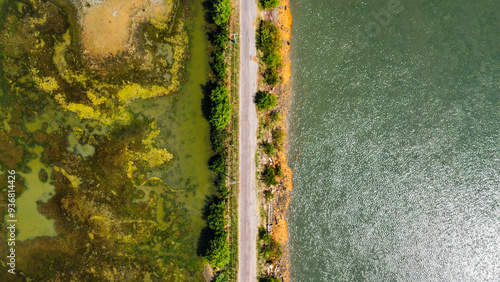 Road by the ocean