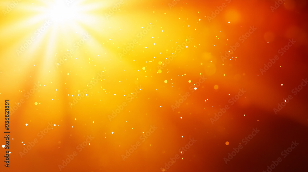 A vibrant orange gradient background with rays of sun, creating an atmosphere of warmth and joy. A vibrant orange gradient background with rays of sun, creating an atmosphere of warmth and joy.