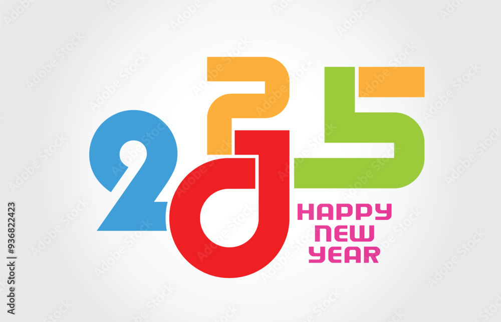 2025 Happy New Year design art Template 2025 Happy New Year design art Template