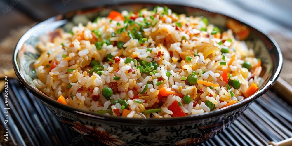 Savory Stir-Fried Rice Discs Savory Stir-Fried Rice Discs