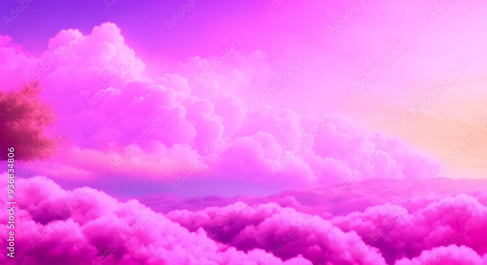 Magical pink pastel clouds moving in the wind Sunset colorful landscape Abstract pink clouds close up video footage Fantasy sunrise sunlight design 4k animation Magical pink pastel clouds moving in the wind Sunset colorful landscape Abstract pink clouds close up video footage Fantasy sunrise sunlight design 4k animation