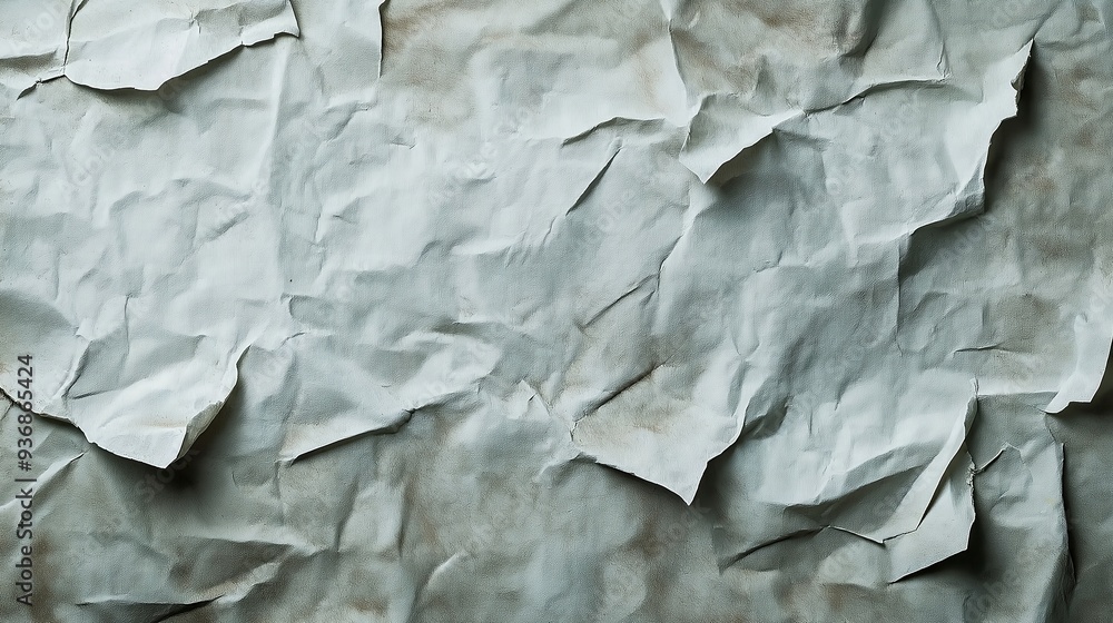 Fototapeta premium blank white paper texture on gray background