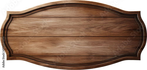 Obraz na płótnie empty Wooden sign board vintage retro transparent background w salonie