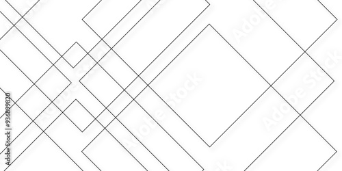 Abstract industrial Design random lines black on white background.Geometric seamless minimalist pattern with straight lines design.luxury black geometric random chaotic lines.squares and triangle line