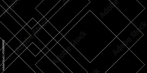Abstract industrial Design random lines gold on black background.Geometric seamless minimalist pattern with straight lines design.luxury golden geometric random chaotic lines.squares and triangle line