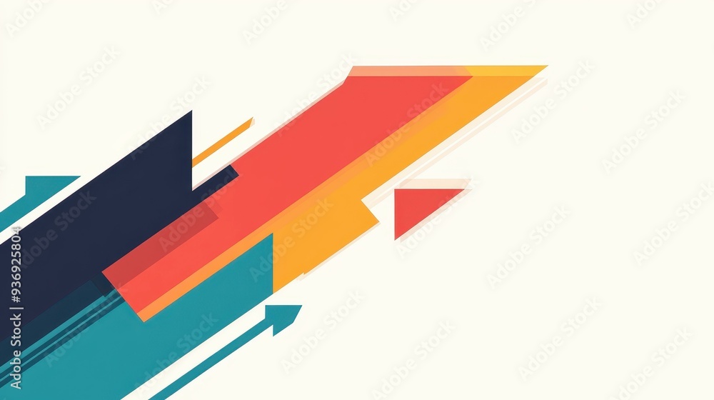 Discover an eyecatching flat illustration filled with bold textures and playful arrows, all in a unique abstract design. Discover an eyecatching flat illustration filled with bold textures and playful arrows, all in a unique abstract design.