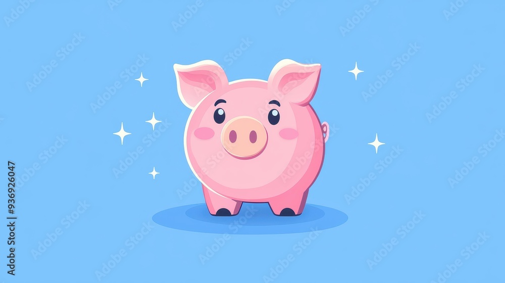 A lively piggy glyph illustration adds charm and whimsy, perfect for enhancing digital artwork or printed pieces. A lively piggy glyph illustration adds charm and whimsy, perfect for enhancing digital artwork or printed pieces.