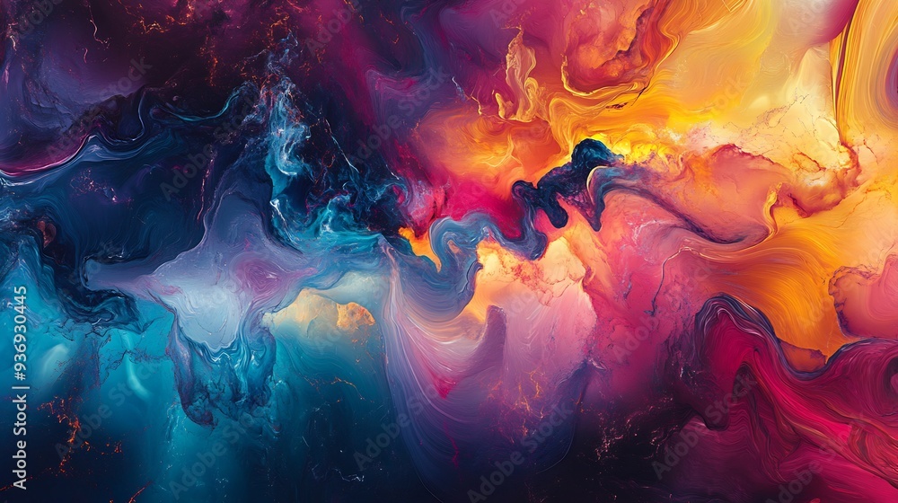 Abstract Swirling Colors Abstract Swirling Colors