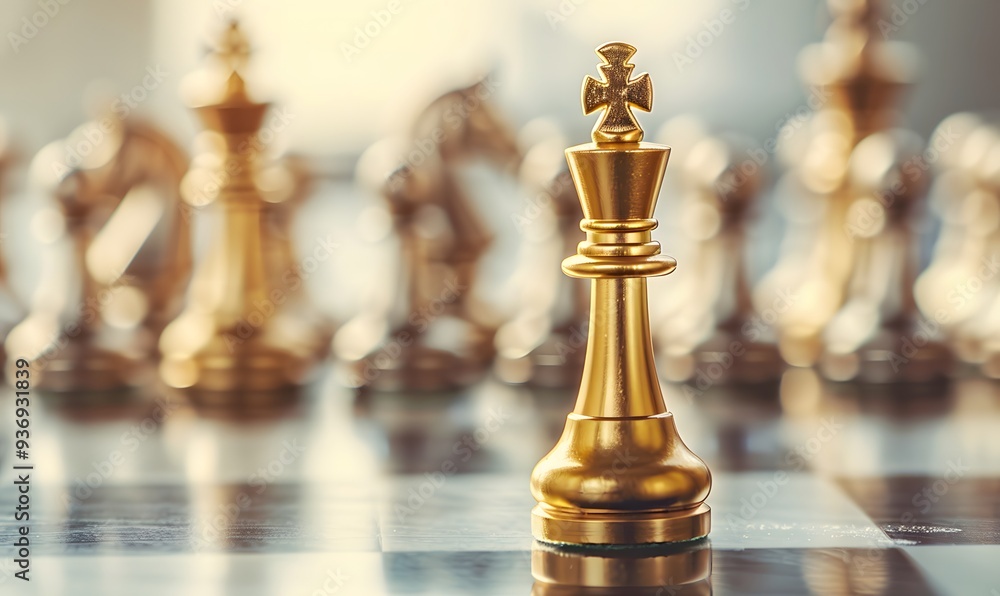 King golden chess standing confront of the silver chess team to challenge concepts of leadership and business strategy management and leadership. King golden chess standing confront of the silver chess team to challenge concepts of leadership and business strategy management and leadership.