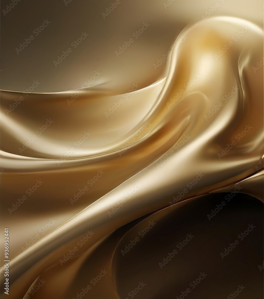 Obraz premium brown and gold background with smooth surface