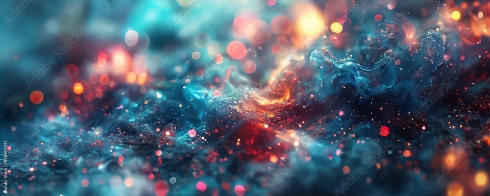 Fototapeta premium abstract background with colorful lights