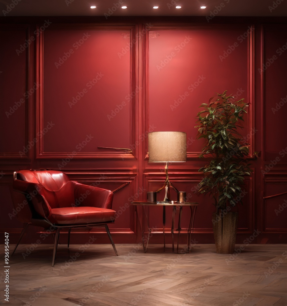 Obraz premium red chair