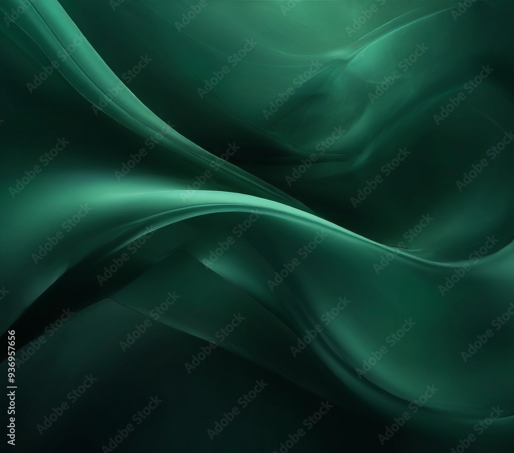 green abstract background with smooth wave green abstract background with smooth wave