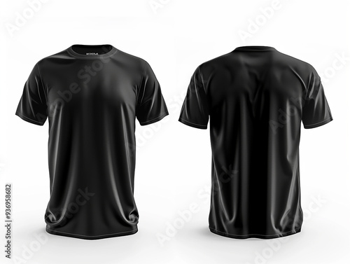 black t shirt template