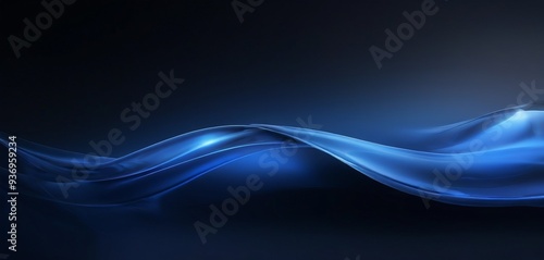 abstract blue wave background