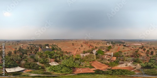 360 aerial photo taken with drone of Recanto Ecológico Rio da Prata - Flutuação in Bonito, Mato Grosso do Sul, Brazil photo