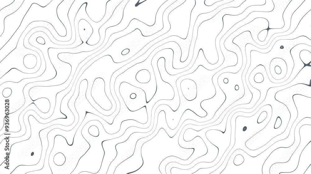 Abstract striped lines background with waving lines seamless loop animation white background Abstract striped lines background with waving lines seamless loop animation white background