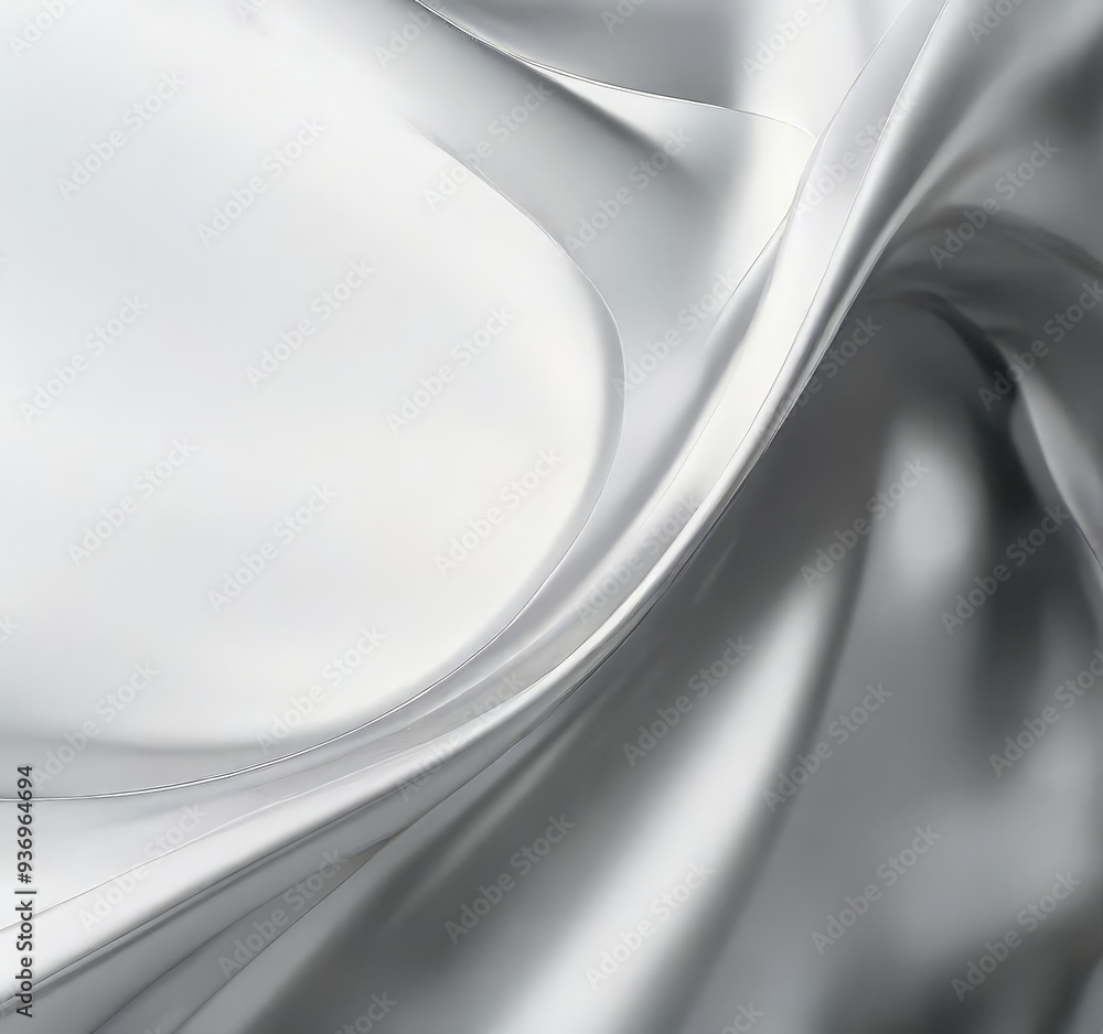 Obraz premium white and gray background with smooth,