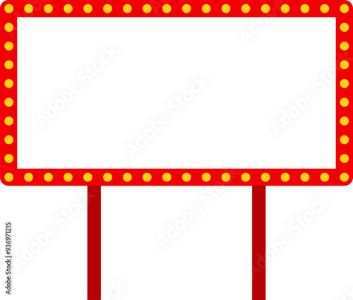 Billboard carnival funfair