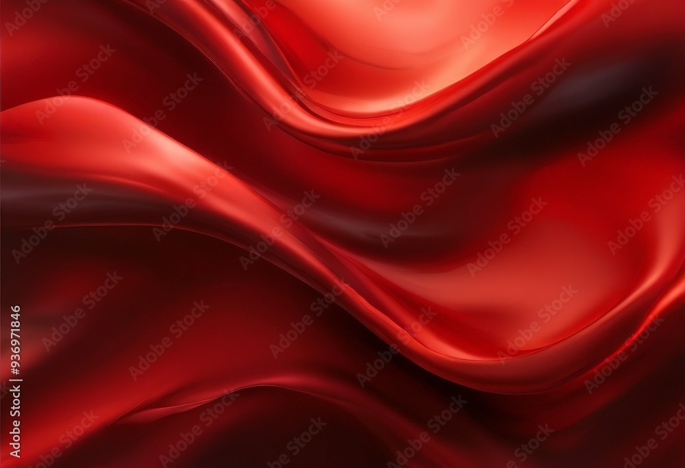 Obraz premium red silk fabric background