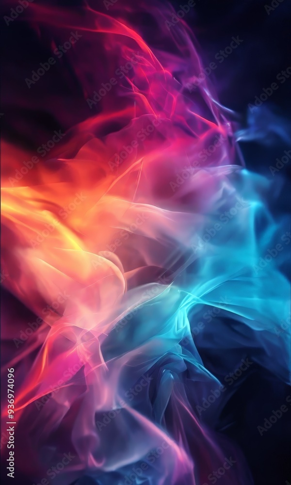 Obraz premium colorful smoke background