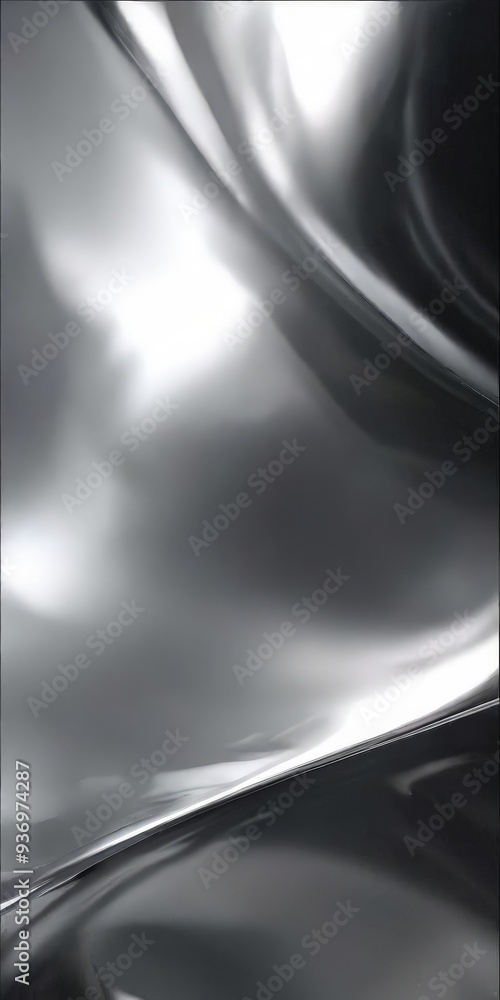 Naklejka premium black and white photo metal sheet