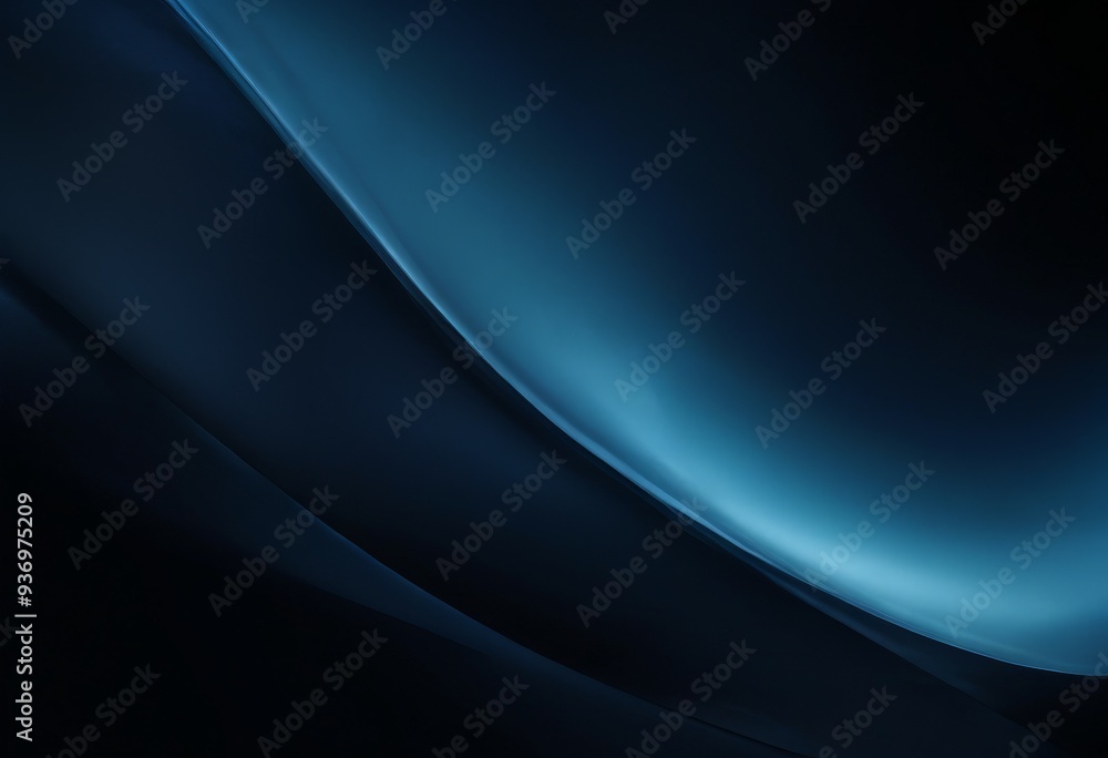 Naklejka premium dark blue background with curved curve