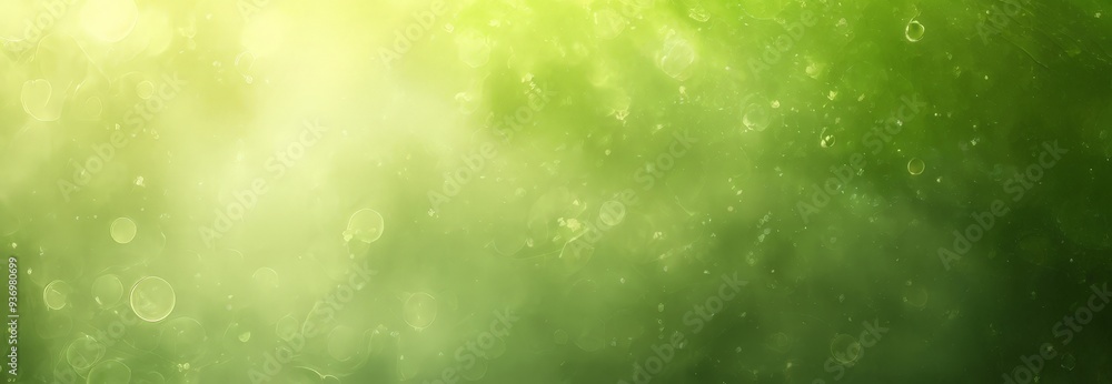 Obraz premium green background with water droplets