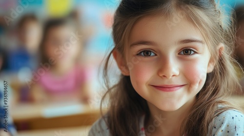 Smiling School Girl