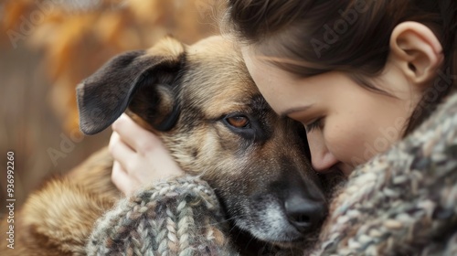 The bond between a dog and its owner is often deep and unbreakable.