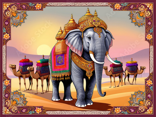 elephant in the park
