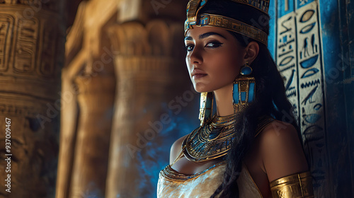 Egyptian Goddess Ancient Royalty Queen Isis Bastet Hathor Mythology