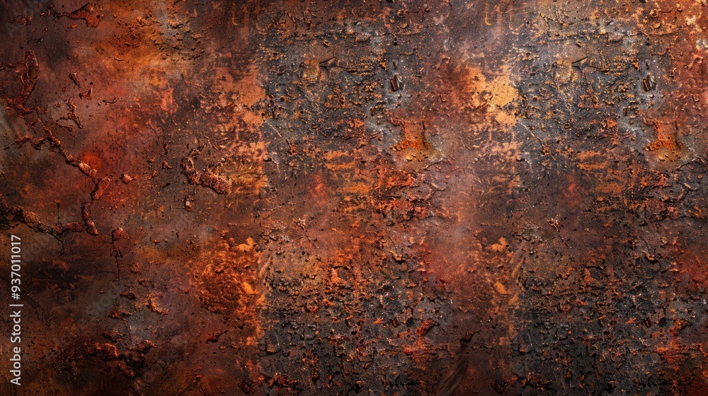 Rusty old metal plate with textured effect Rusty old metal plate with textured effect