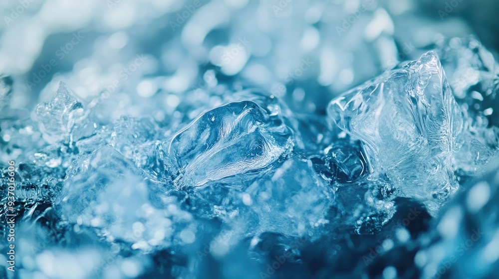 Abstract Ice Texture Close-up Abstract Ice Texture Close-up